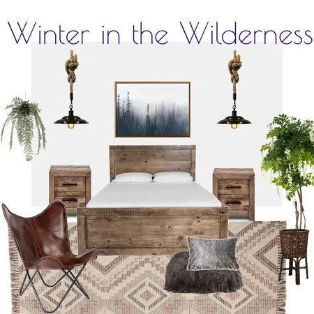 Winter Wilderness Bedroom Interior Design Mood Board by Kohesive on Style Sourcebook