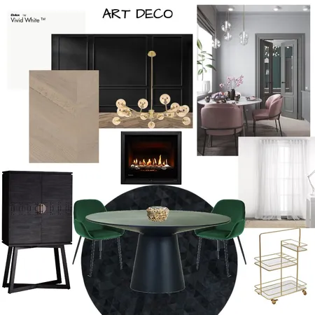 Lux Dinning Interior Design Mood Board by danielmel on Style Sourcebook