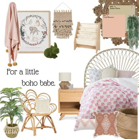 Boho teen girls room Interior Design Mood Board by Laura.OC on Style Sourcebook