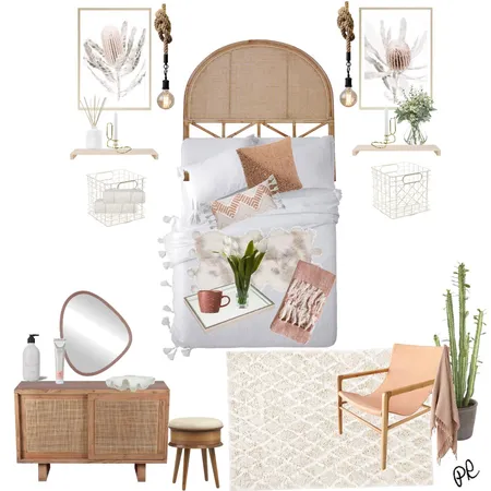 Pastel Bedroom Interior Design Mood Board by Polina on Style Sourcebook