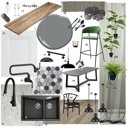 Room #2 Kitchen Interior Design Mood Board by Bayer Interiors on Style Sourcebook