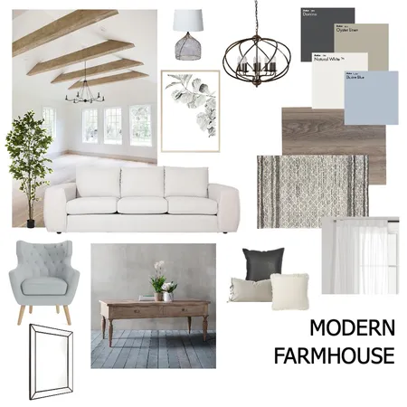 Modern Farmhouse Interior Design Mood Board by melissa_box982 on Style Sourcebook