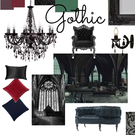 Gothic Interior Design Mood Board by eoreill2 on Style Sourcebook