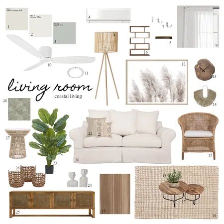 Coastal Living Interior Design Mood Board by Nook Interior Design + Styling on Style Sourcebook