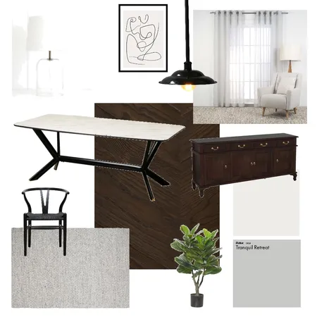 Dining Room Interior Design Mood Board by leilabesim on Style Sourcebook