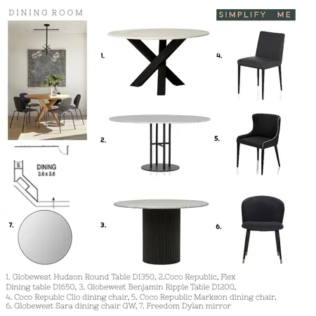 Dining room: hawthorn Interior Design Mood Board by Mkinteriorstyling@gmail.com on Style Sourcebook