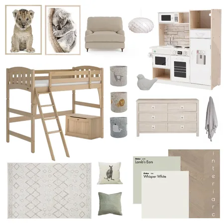 Kid's bedroom Interior Design Mood Board by interiarc on Style Sourcebook