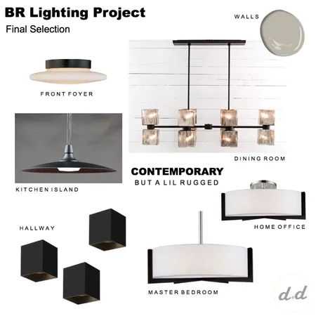 BR Lighting Project FINAL Interior Design Mood Board by dieci.design on Style Sourcebook