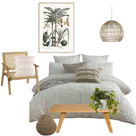 Boho Bedroom Interior Design Mood Board by alisonr on Style Sourcebook