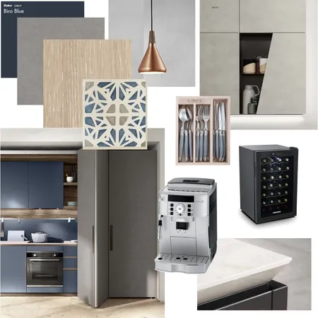 Modern Blue Kitchen Interior Design Mood Board by jvillanueva on Style Sourcebook