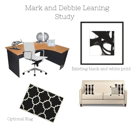 Mark and Debbie Leaning Study Interior Design Mood Board by Simply Styled on Style Sourcebook