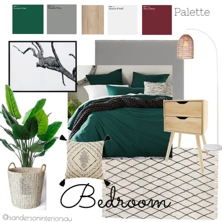 Kerryann Master Bedroom Interior Design Mood Board by Sanderson Interiors on Style Sourcebook