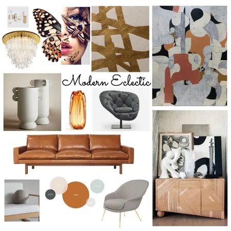 Modern Eclectic Interior Design Mood Board by d+d on Style Sourcebook