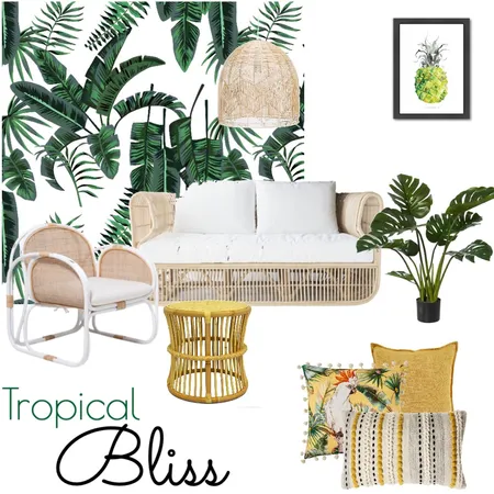 Tropical Bliss Interior Design Mood Board by leahosayta on Style Sourcebook