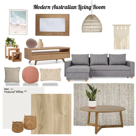 Modern Australian Living Room Interior Design Mood Board by AliceDelDosso on Style Sourcebook
