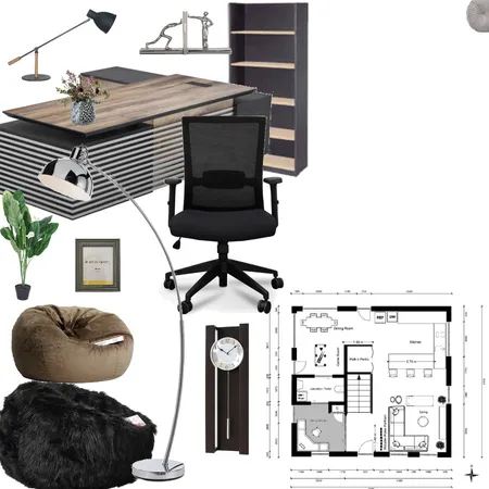StudyRoom Interior Design Mood Board by CocoLeong on Style Sourcebook