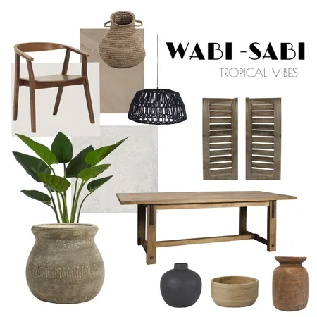 Wabi-Sabi_Tropical Vibes_v2 Interior Design Mood Board by CamilaStyle on Style Sourcebook