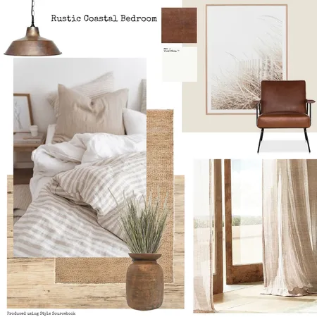 Rustic Coastal Bedroom Interior Design Mood Board by Kim Bongers on Style Sourcebook