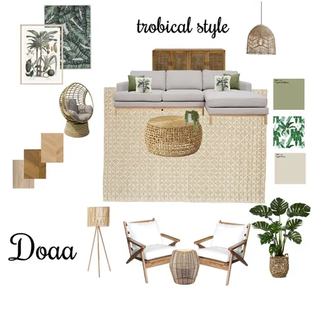 trobical style Interior Design Mood Board by doaa on Style Sourcebook