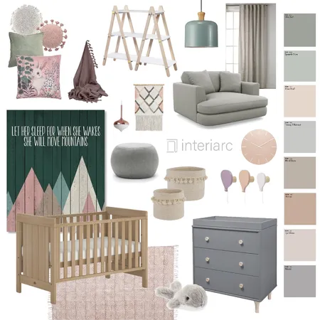 baby's room Interior Design Mood Board by interiarc on Style Sourcebook
