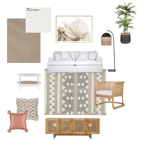 Coastal Boho Interior Design Mood Board by Reflective Styling on Style Sourcebook