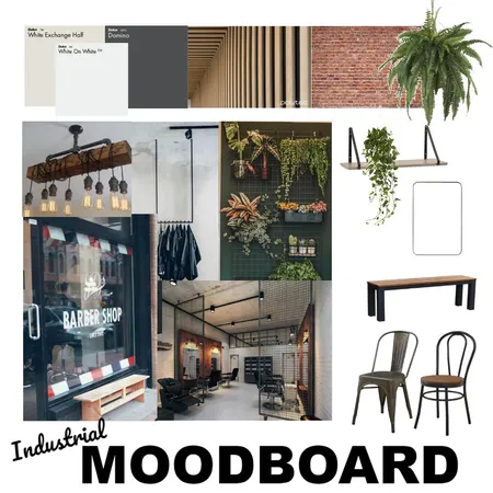 Laura's Barber Shop Interior Design Mood Board by isabellemathews on Style Sourcebook