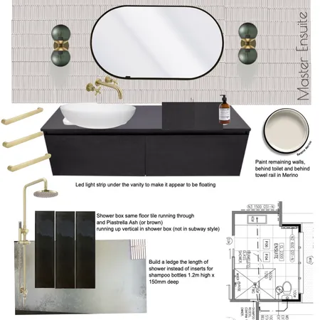 Bayview Master Ensuite Interior Design Mood Board by Style My Abode Ltd on Style Sourcebook