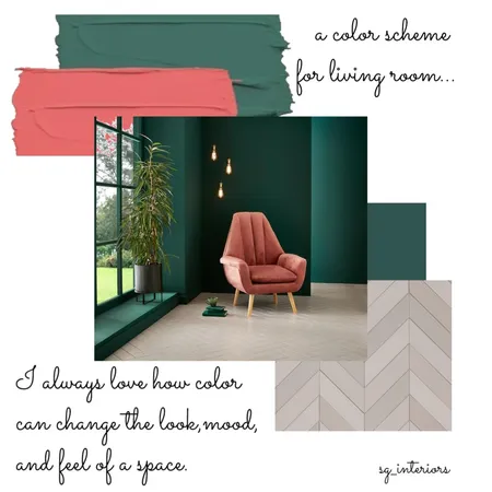 living room color scheme Interior Design Mood Board by sginteriors on Style Sourcebook