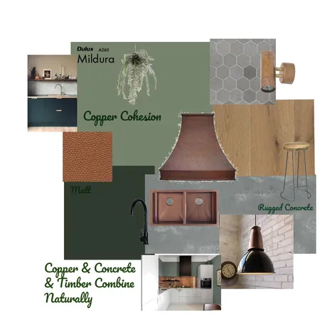 Olive & Copper Natural Tones Interior Design Mood Board by deesoli on Style Sourcebook