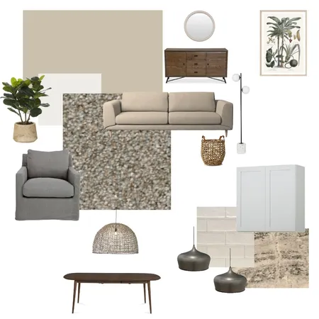 Zen Transitional Interior Design Mood Board by KATINA on Style Sourcebook