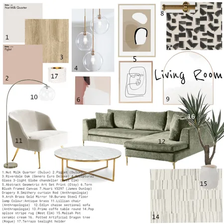 Module 9 Assignment Interior Design Mood Board by Daphnee.Joan on Style Sourcebook