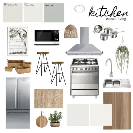 Kitchen - Coastal Living Interior Design Mood Board by Nook Interior Design + Styling on Style Sourcebook
