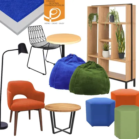 Orange Con Lobby Interior Design Mood Board by Holm & Wood. on Style Sourcebook
