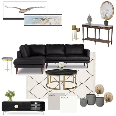 black couch Interior Design Mood Board by sandsmel on Style Sourcebook