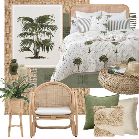 Olive Bedroom Interior Design Mood Board by smub_studio on Style Sourcebook