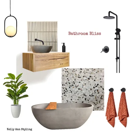 Bathroom bliss Interior Design Mood Board by Kelly on Style Sourcebook