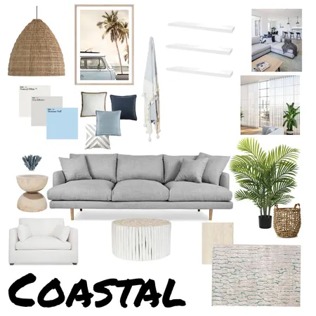 Coastal Lounge Room Interior Design Mood Board by Staceysambell on Style Sourcebook