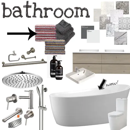 Bathroom / En-suite Interior Design Mood Board by MellyHV on Style Sourcebook