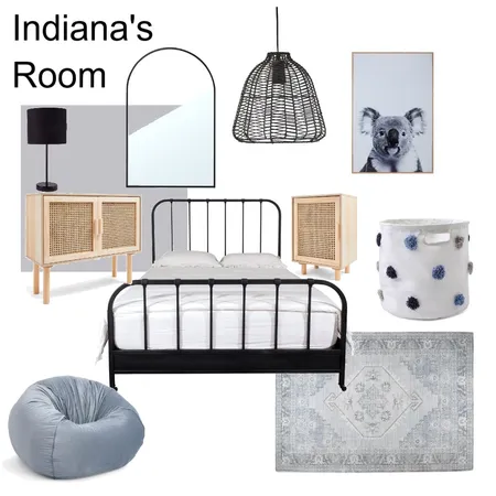 Indiana's room Interior Design Mood Board by HuntingForBeautBargains on Style Sourcebook
