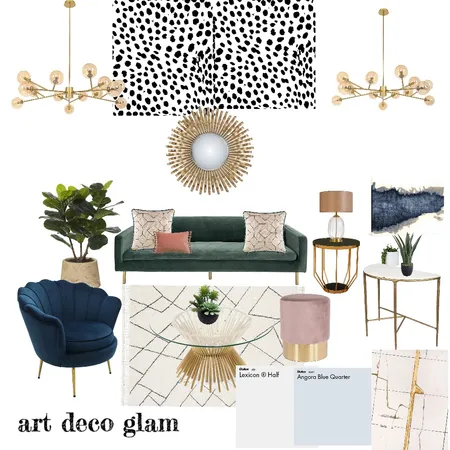 Art Deco Glam Interior Design Mood Board by chaehume on Style Sourcebook