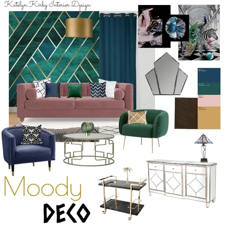 Moody Deco edit Interior Design Mood Board by Katelyn Kirby Interior Design on Style Sourcebook