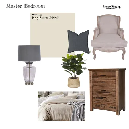 Master Bedroom - (9 Maurice Rd) Interior Design Mood Board by Home Staging Solutions on Style Sourcebook