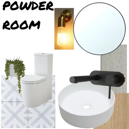 powder room Interior Design Mood Board by amandahiggins on Style Sourcebook
