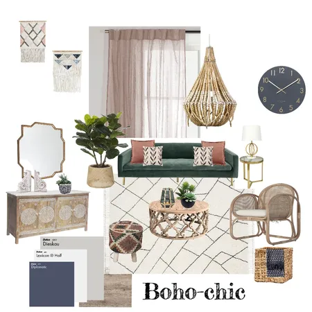 boho-chic Interior Design Mood Board by chaehume on Style Sourcebook