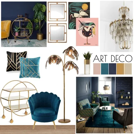 Art Deco Interior Design Mood Board by KristieNorton on Style Sourcebook