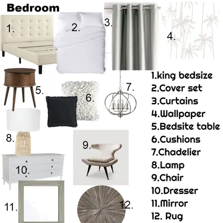 bedroom white Interior Design Mood Board by Ms Corlette on Style Sourcebook