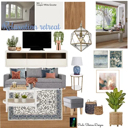 Relaxation Retreat Interior Design Mood Board by Paula Sherras Designs on Style Sourcebook