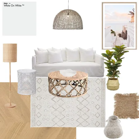 Coastal Boho Loungeroom Interior Design Mood Board by CoastalDesigns_ on Style Sourcebook