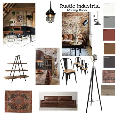 Rustic Industrial Interior Design Mood Board by meaghanadam on Style Sourcebook