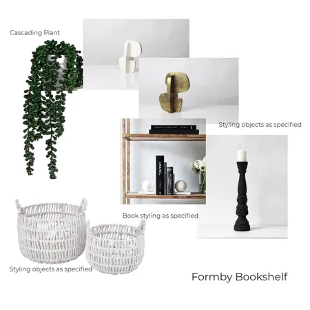 Formby Bookshelf Interior Design Mood Board by JennyWebb on Style Sourcebook